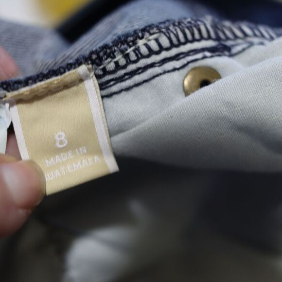 Michael Kors Y2K Vintage Capri Jeans 8 Dark Medium Wash Stretch Denim - Picture 11 of 13